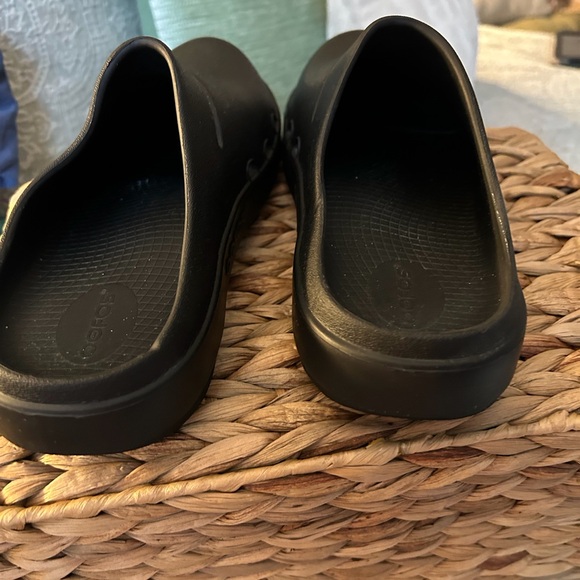Black Slip-On Clogs - Picture 6 of 7